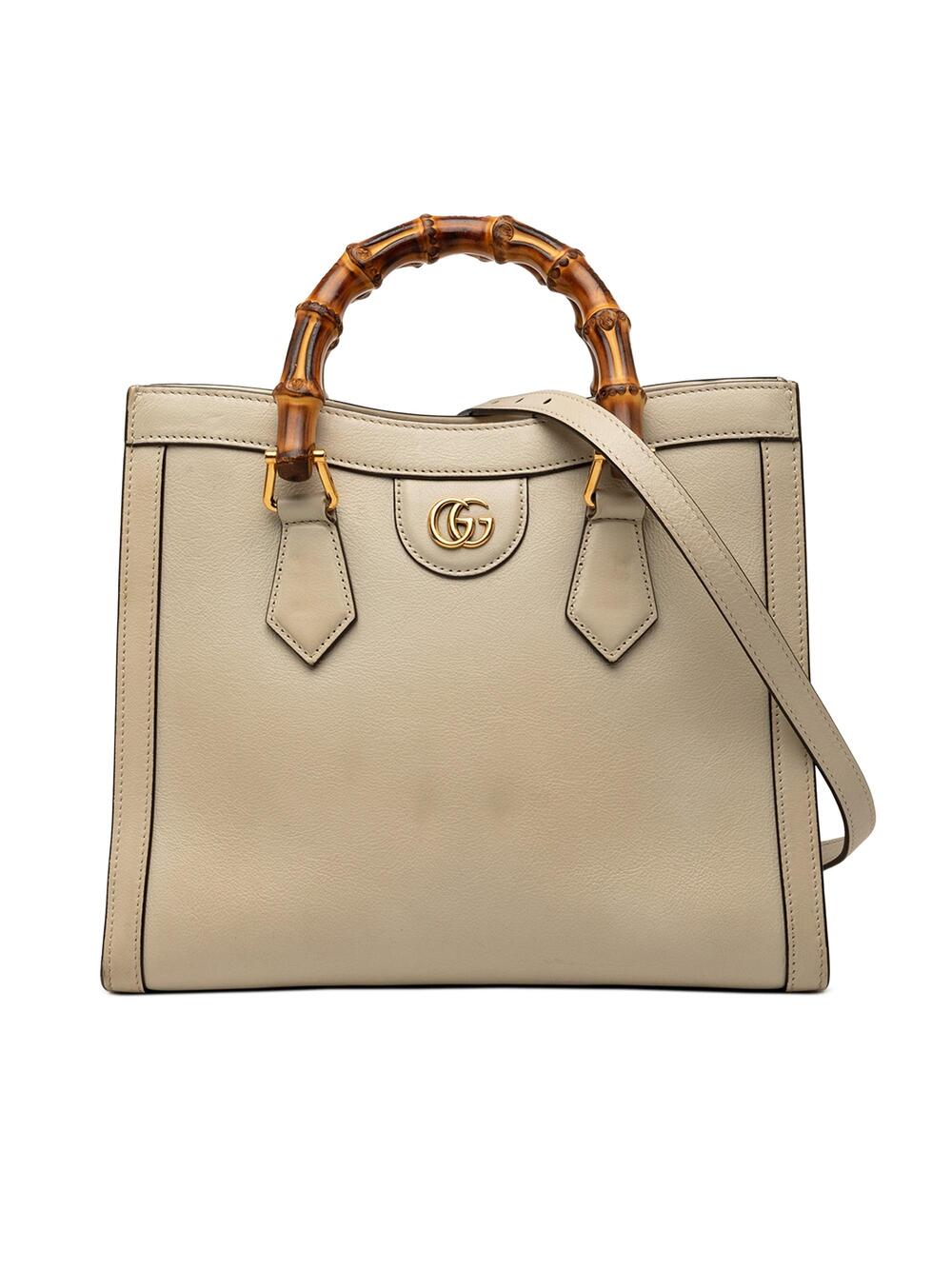Gucci Diana Nm Bamboo Handle Tote #340962G20B